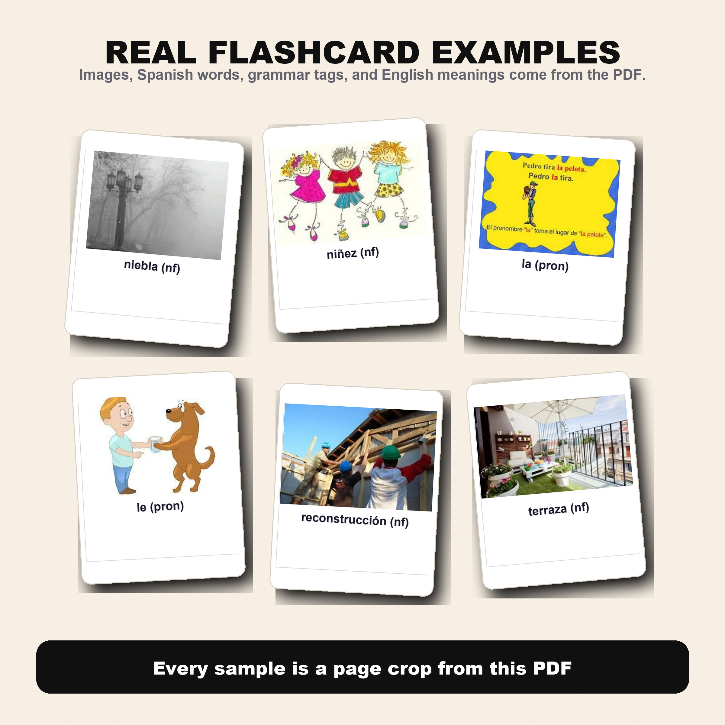 5000 Spanish Flashcards PDF for English Speakers | Learn Spanish Vocabulary