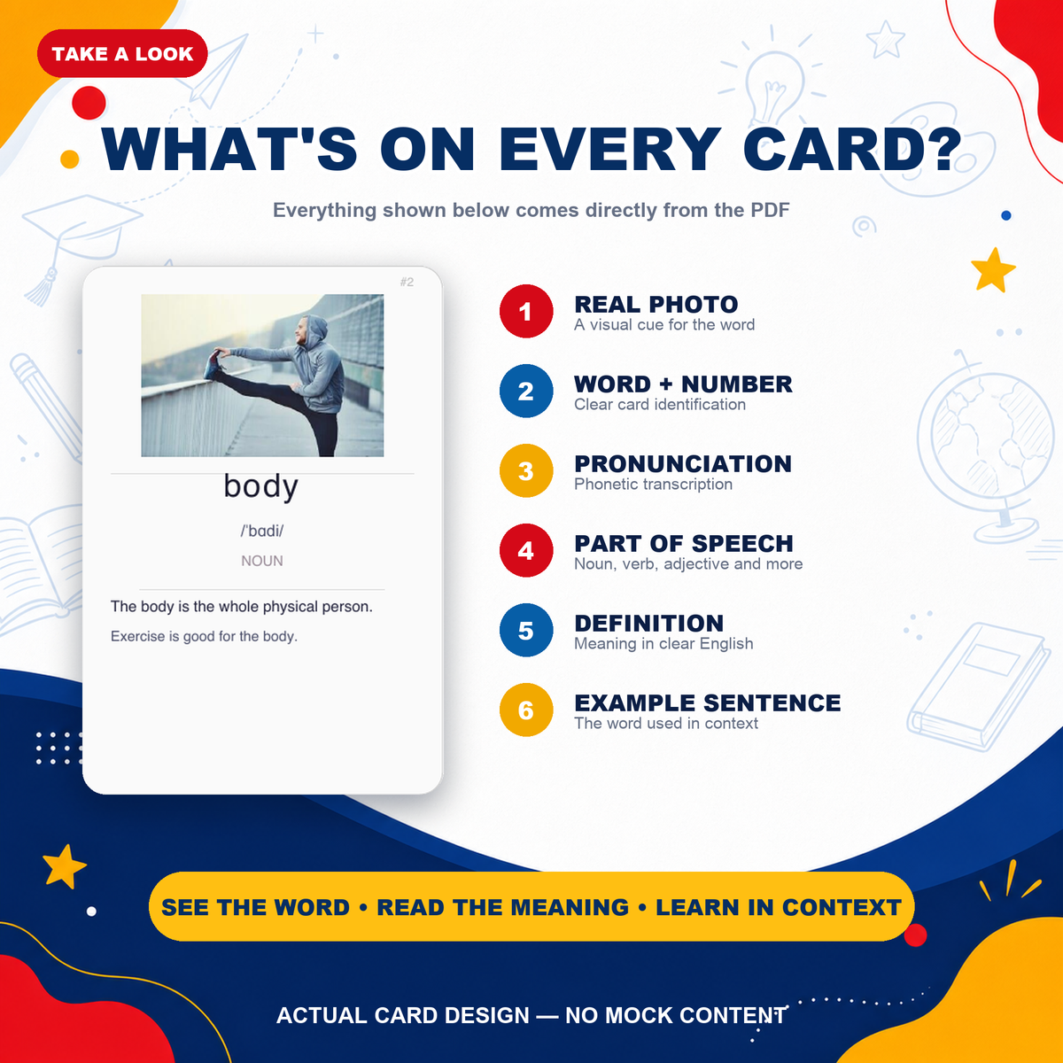 1280 English Vocabulary Flashcards with Images | Printable ESL PDF
