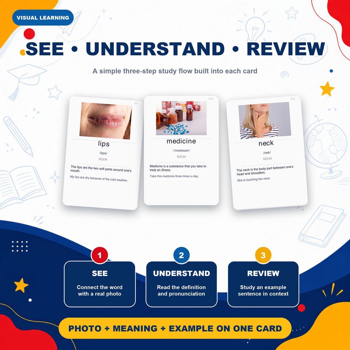 1280 English Vocabulary Flashcards with Images | Printable ESL PDF